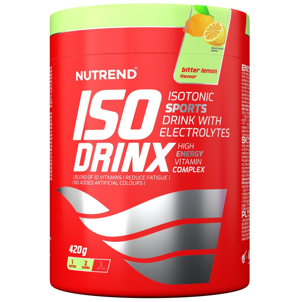 Изотоник NUTREND Isodrinx 420 г, Горький лимон #1