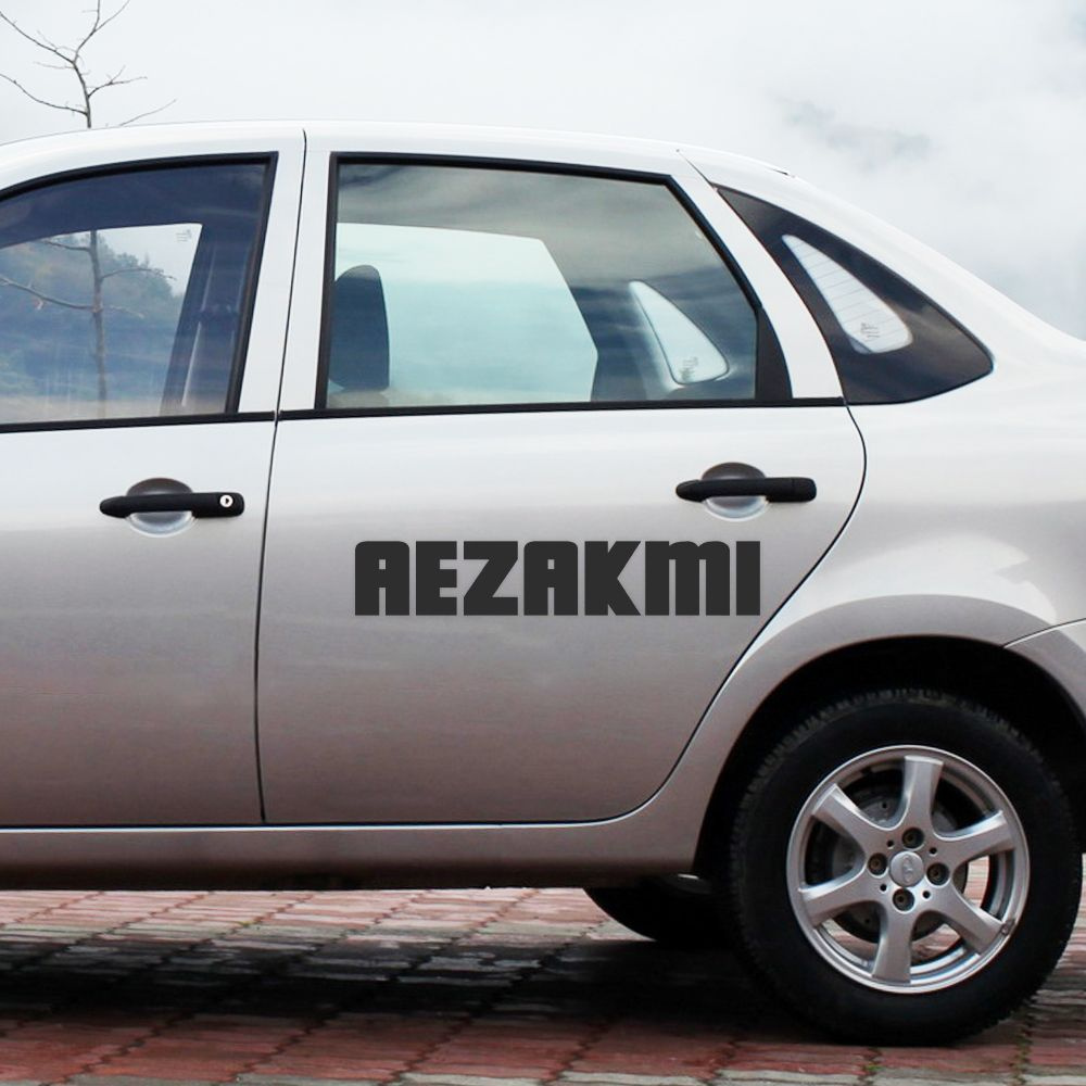 Автомобильная виниловая наклейка "AEZAKMI" #1