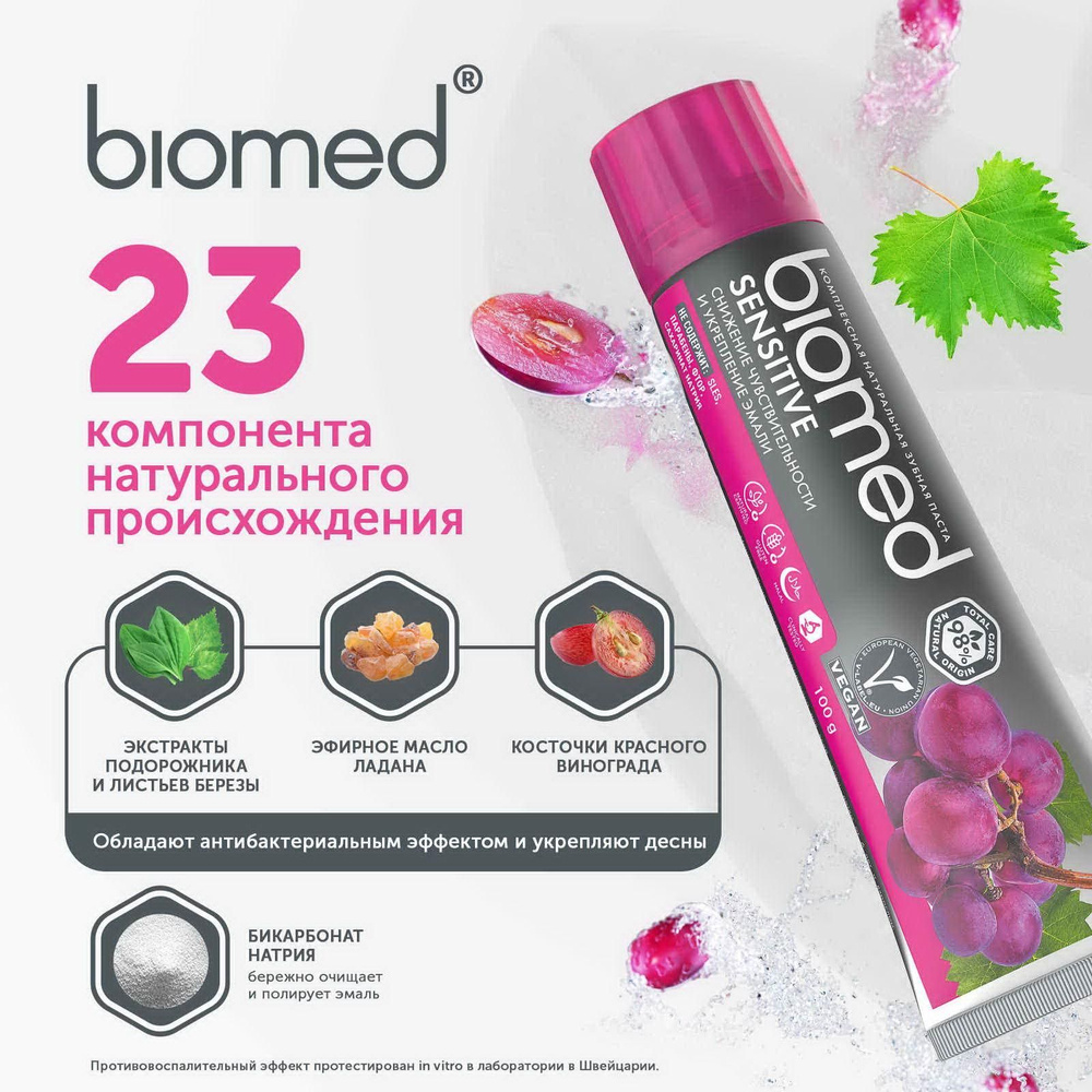 Зубная паста BIOMED Сенситив 100г #1