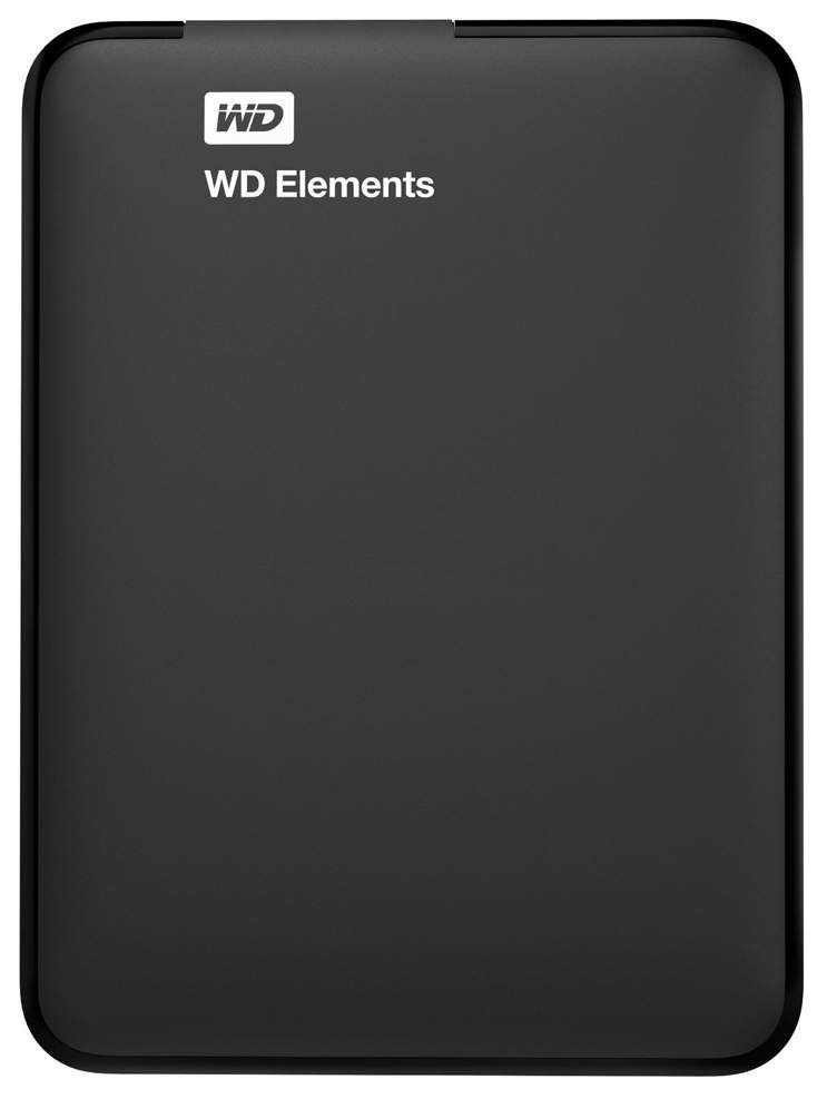 Western Digital 2 ТБ Внешний жесткий диск Elements Portable (WDBU6Y0020BBK-WESN), черный  #1