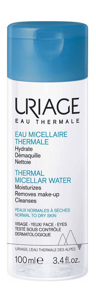 Термальная мицеллярная вода Uriage для нормальной и сухой кожи  #1