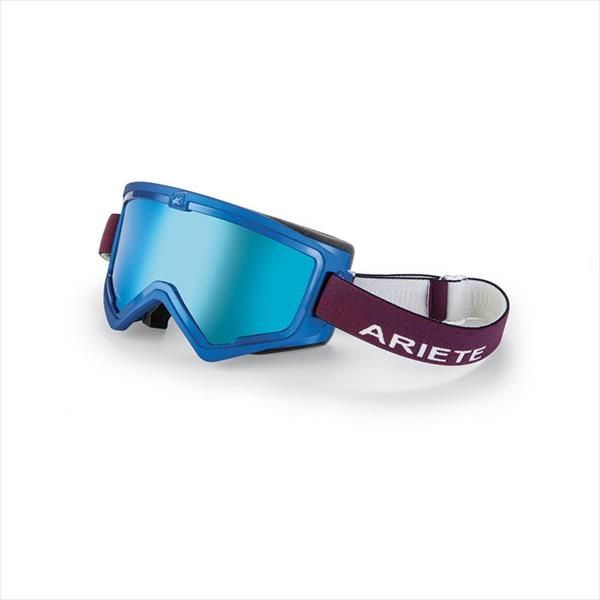 Кроссовые очки (маска) Ariete Mudmax Racer синие с синей линзой #1