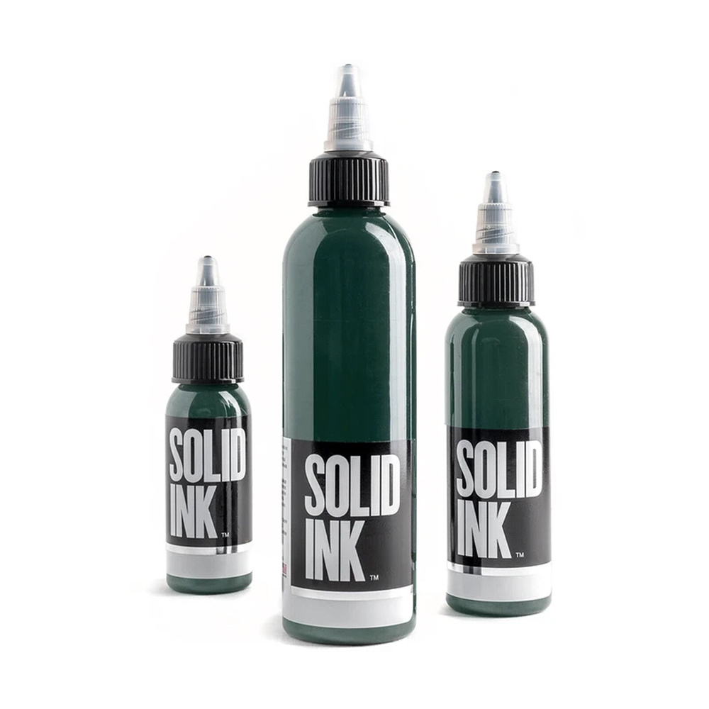 Краска Solid Ink Dark Green (1/2 унции - 15 мл) #1