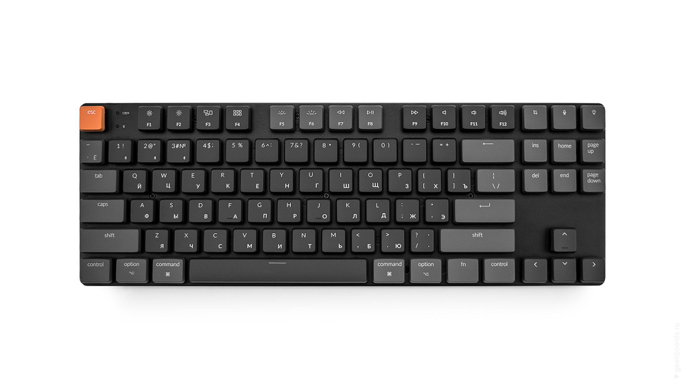 Клавиатура механическая Keychron K1SE RGB, переключатели Keychron Optical Low Profile Brown  #1