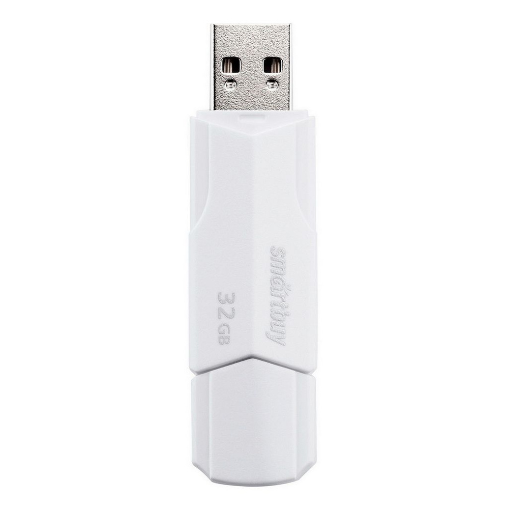 32 ГБ USB Флеш-накопитель usb SmartBuy CLUE, белый #1