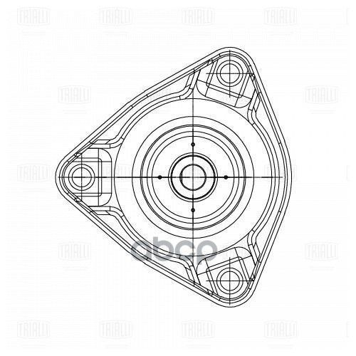 Опора Амортизатора Для А/М Kia Ceed (07-) (Перед.) (С Подшип.) (Sa 0865) Trialli арт. SA0865  #1