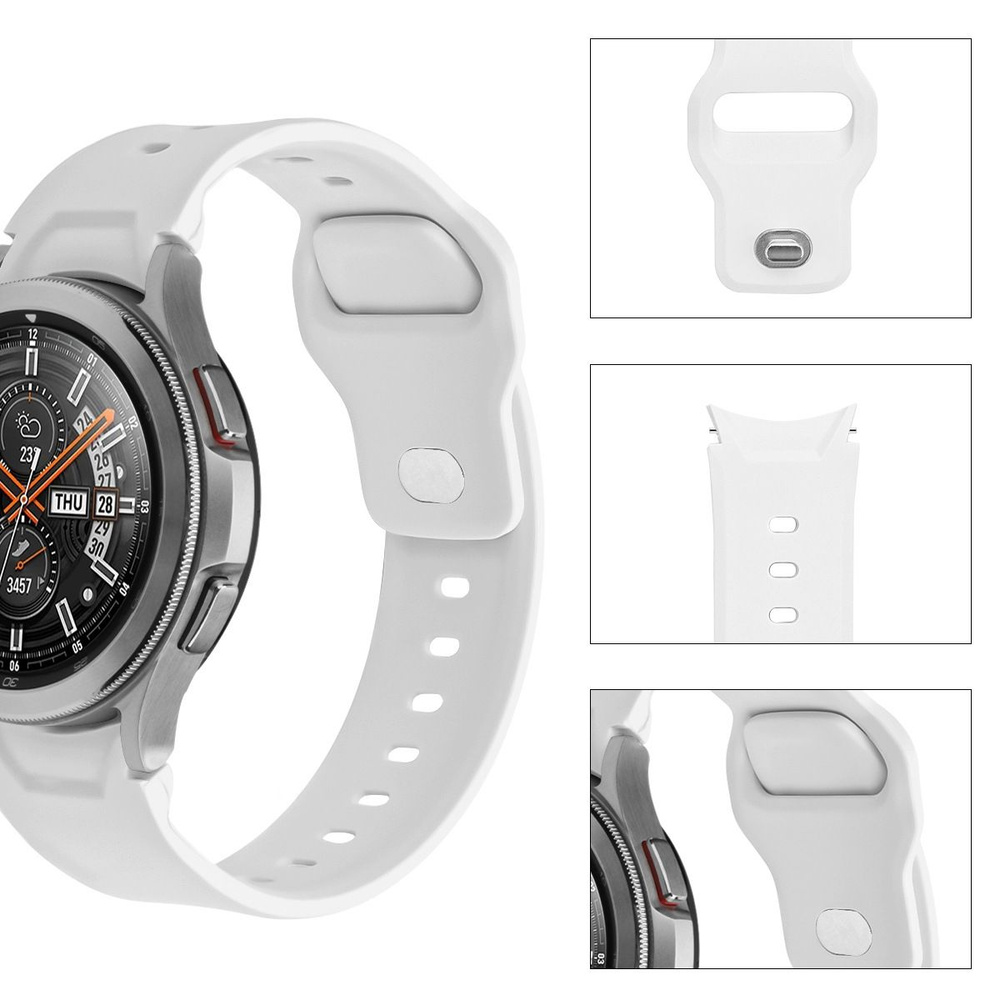 Ремень силиконовый для Samsung Galaxy Watch 4 (40/44 mm), Samsung Galaxy Watch 4 Classic (42/46 mm)  #1