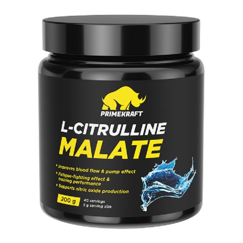 Цитруллин Малат Prime-Kraft L-Citrulline Malate pure, 200 г #1