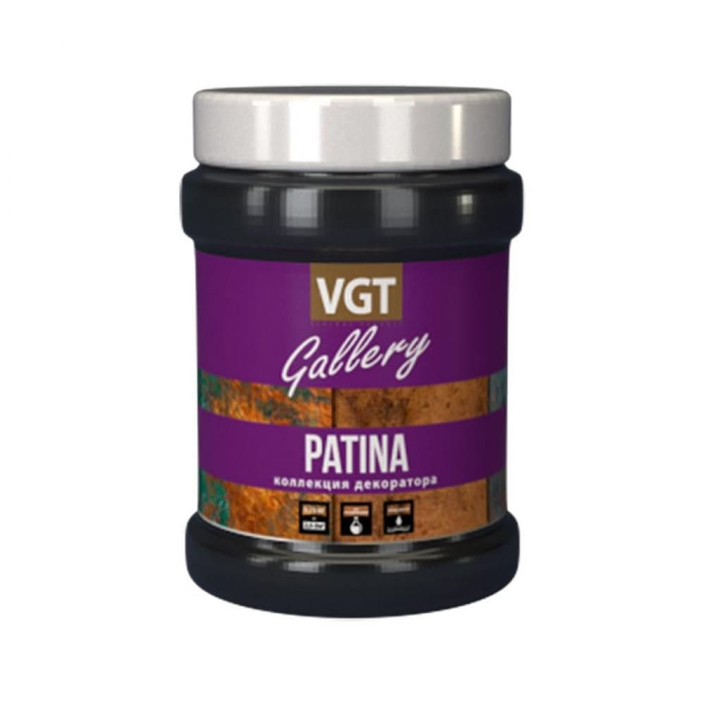 Состав лессирующий матовый с эффектом чернения VGT Gallery Patina Коллекция Декоратора (0.2кг)  #1