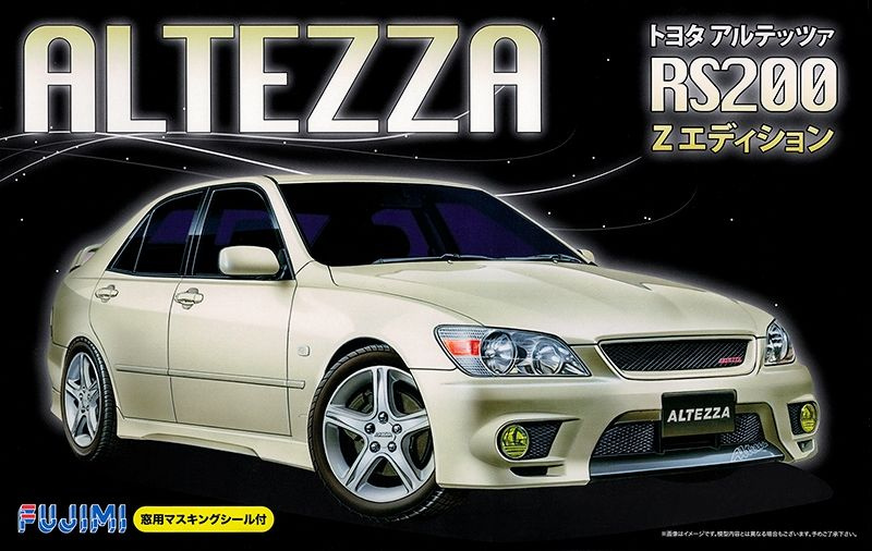 Сборная модель Toyota Altezza RS200 Z Edition (1:24) FU03950 FUJIMI #1