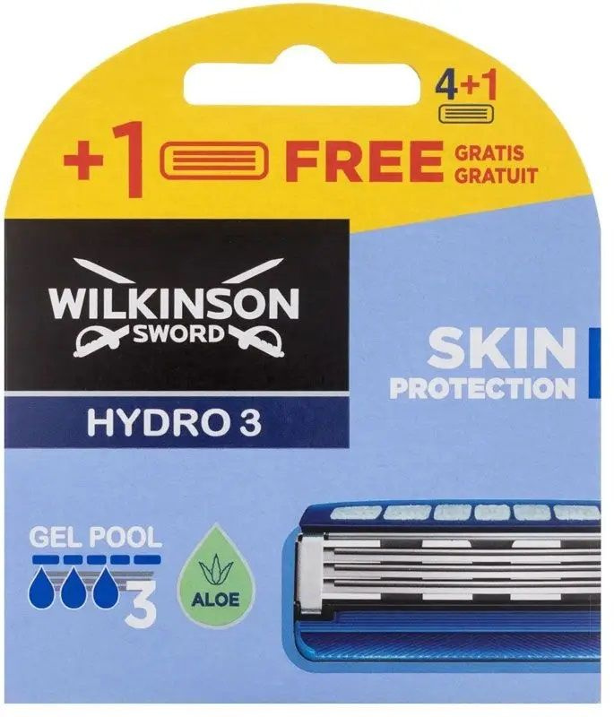 Wilkinson Sword Hydro 3 Skin Protection / Сменные кассеты для бритв HYDRO , 5 шт.  #1