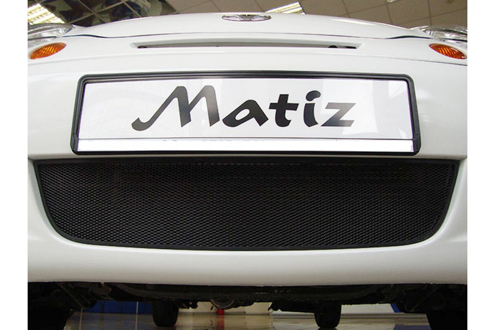 Защитная сетка радиатора черная Daewoo Matiz (2000-2015) / съемная ...