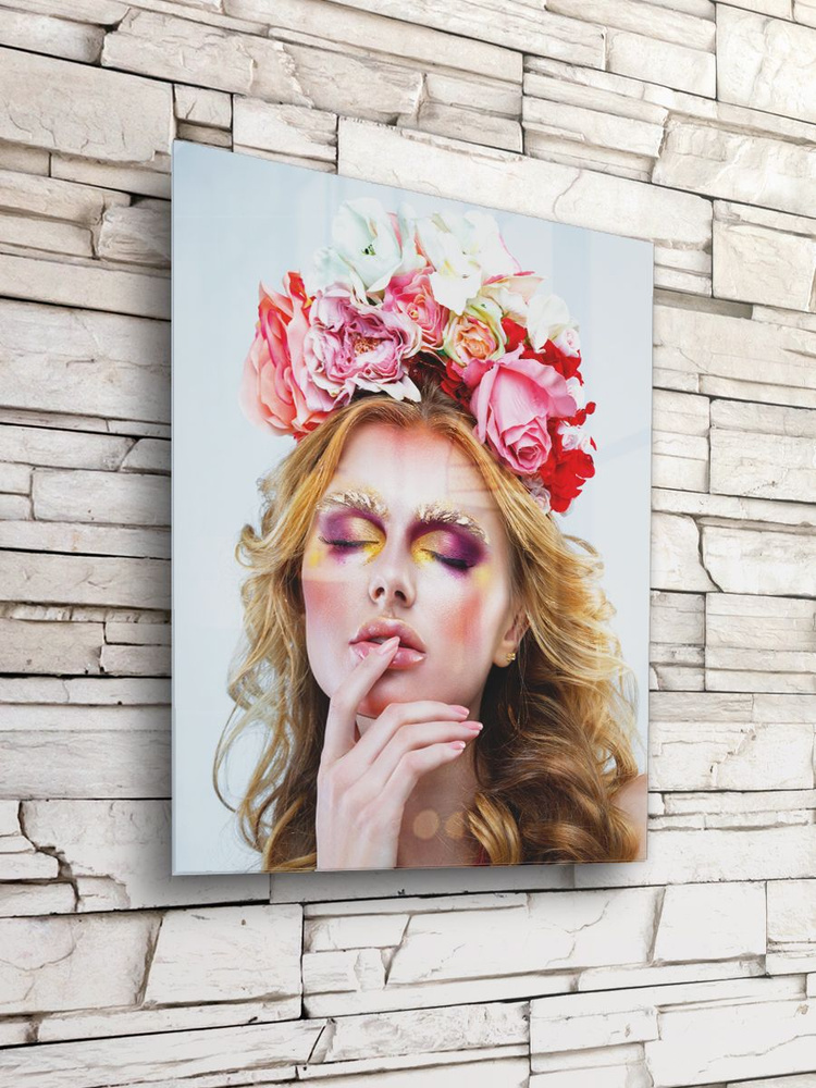 Картина на стекле Postermarket "Макияж" 40х50 см #1