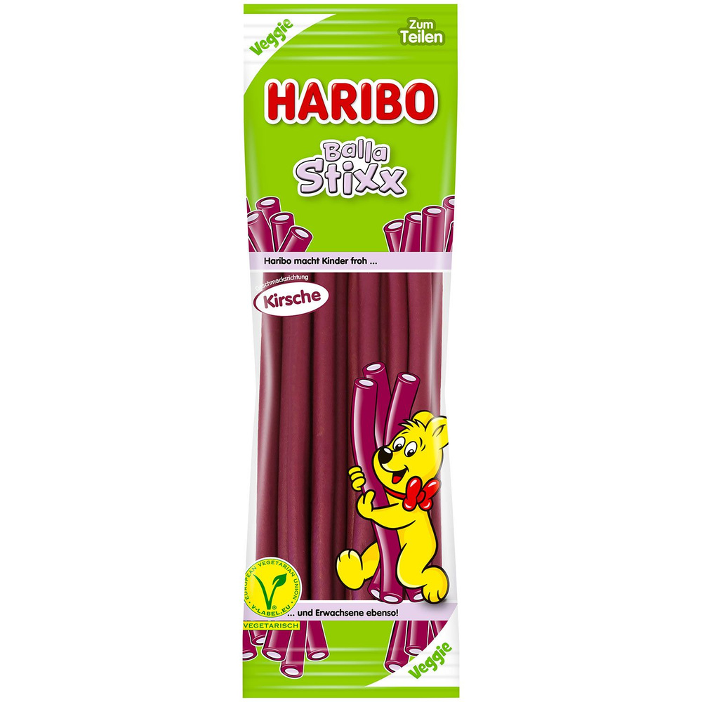 Мармелад жевательный Haribo Balla Stix Kirsch 200гр из Германии #1