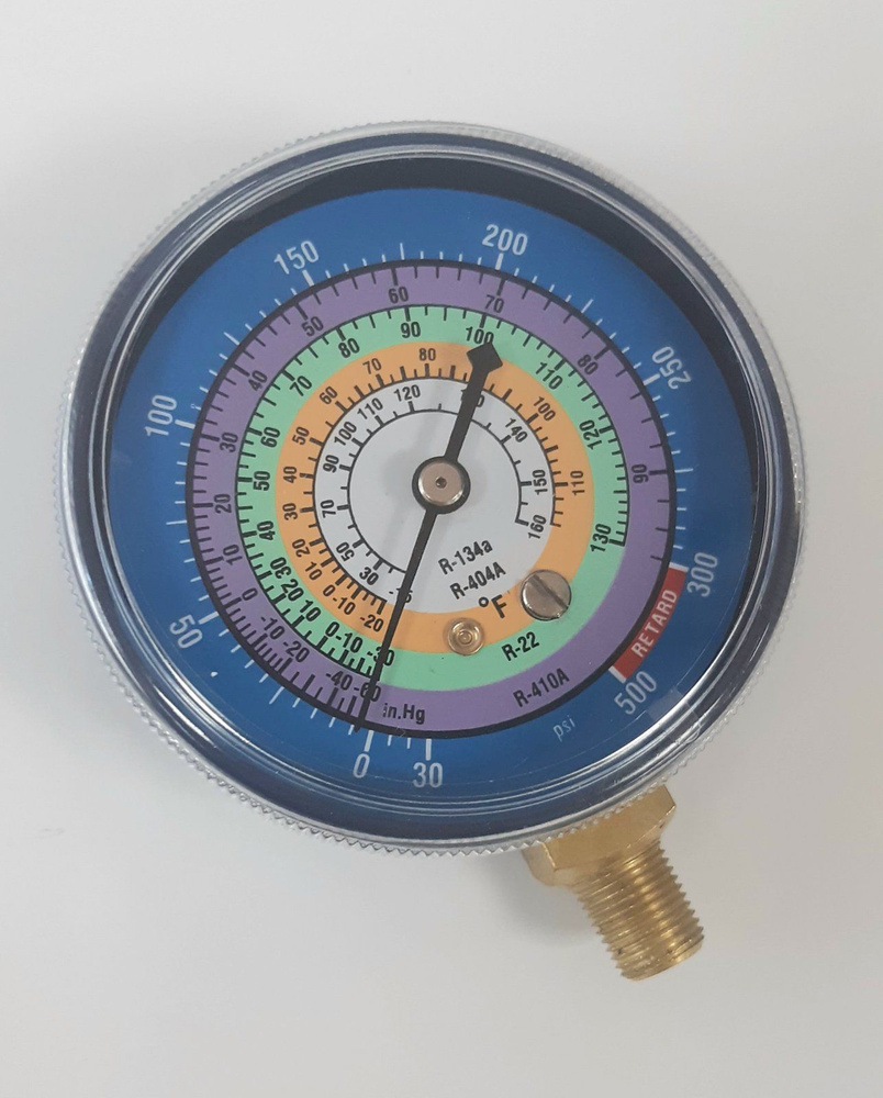 Мановакуумметр Compound Gauge 70 мм. (R134a, R404a, R22, R410a) #1