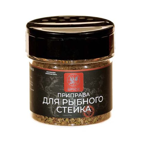 Смесь специй и пряностей для стейков из рыбы,Global Spice,Баночка с дозатором,60г  #1