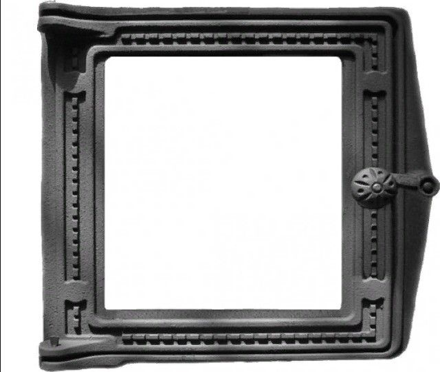Дверка топочная Рубцовск ДТ-4С (250х280) неокрашенная под стекло  #1