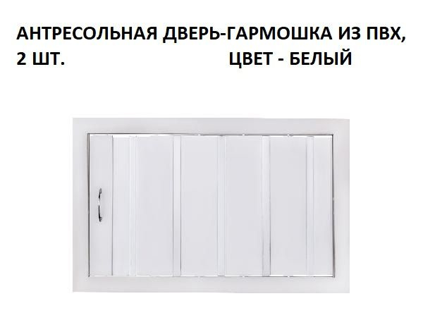 Ремстройпласт Дверное полотно белый, ПВХ (поливинилхлорид), Глухая  #1