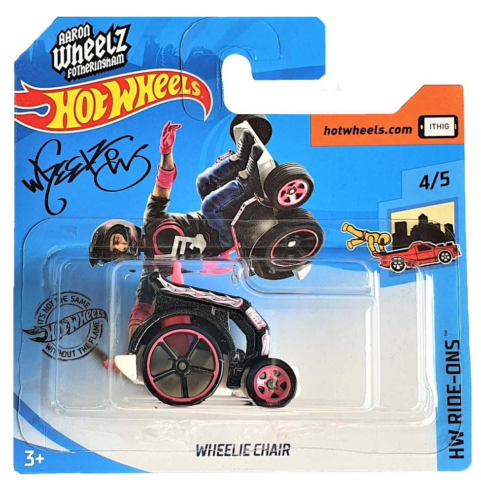 Hot Wheels Машинка базовой коллекции WHEELIE CHAIR розовая C4982/GHC70 -  купить с доставкой по выгодным ценам в интернет-магазине OZON (822266037)