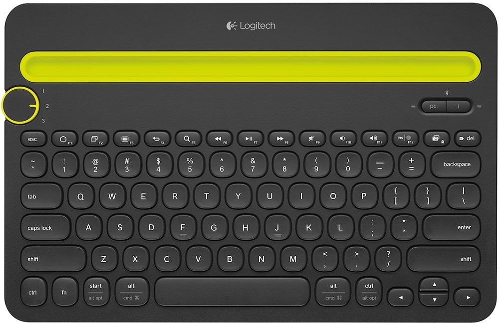 Logitech Клавиатура беспроводная K480, Английская раскладка, черный  #1