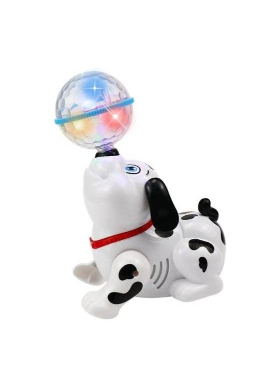 Собака интерактивная игрушка - световые и звуковые эффекты, шар вращается  #1
