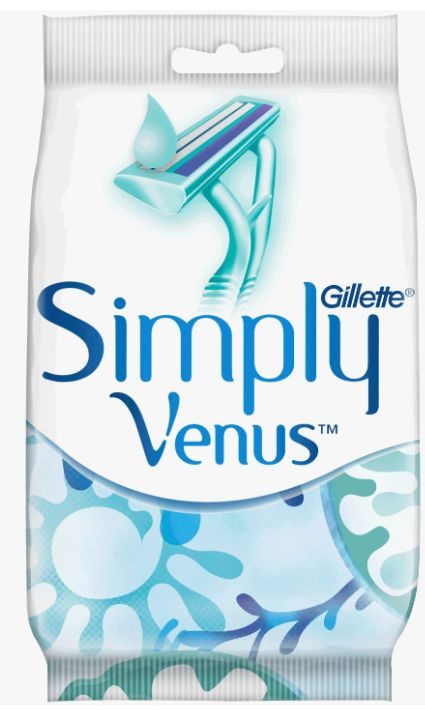 Gillette Бритвенный станок Simply Venus 2, 4 шт #1