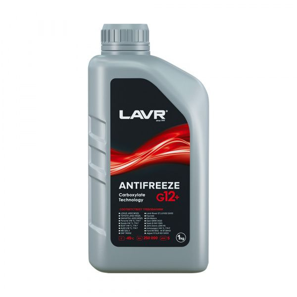 LAVR Охлаждающая жидкость ANTIFRIZE G12+  1 кг (красный)  LN1709 #1