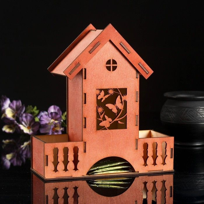 Чайный домик Sima-land "Бабочки", деревянный (4378015) #1