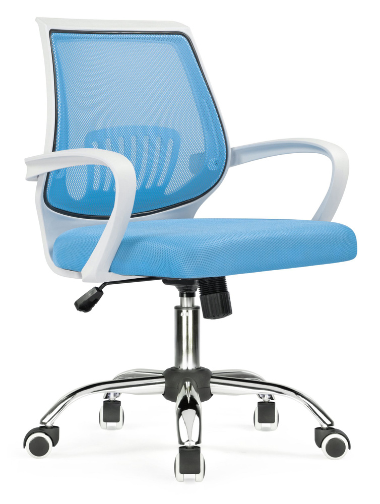 Кресло компьютерное Ergoplus blue / white кресло компьютерное детское  #1