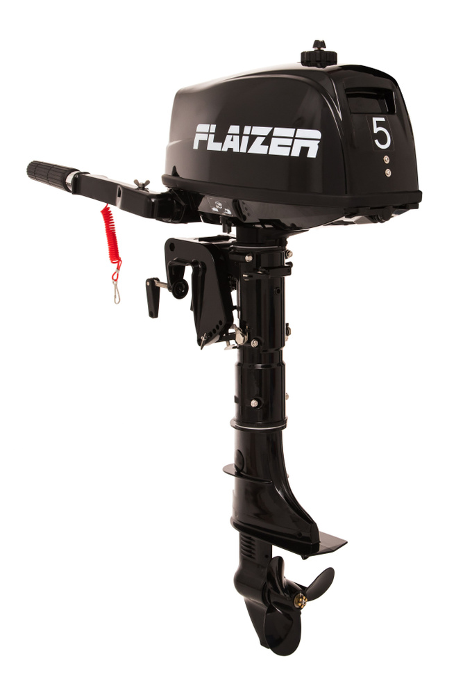 Лодочный мотор для лодки пвх бензиновый двухтактный Flaizer FZ5HS 5 л.с.  #1