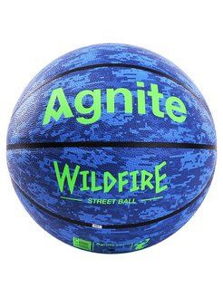 AGNITE Мяч баскетбольный, 7 размер, светло-синий #1