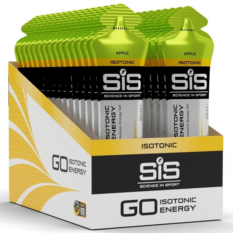 Энергетический гель SCIENCE IN SPORT (SiS) GO Isotonic Energy Gels 30 x 60 мл, Яблоко  #1