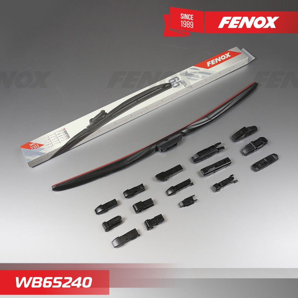 FENOX Щетка стеклоочистителя гибридная, арт. WB65240, 65 см + 65 см  #1