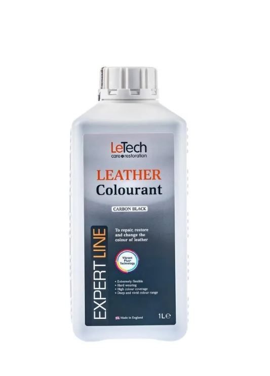 LeTech Expert Line Краска для кожи (Leather Colourant) Carbon Black 1л #1