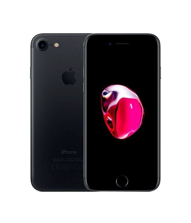 Apple Смартфон IPhone 7 128 GB_SIM (без eSIM) 2/128 ГБ, темно-серый, Восстановленный  #1