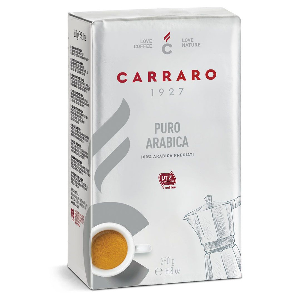 Кофе молотый Carraro Puro Arabica (Пуро Арабика) 250г #1
