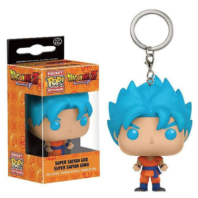 Брелок Супер Сайан Гоку из аниме Драконий жемчуг Super saiyan goku Dragon Ball Z keychain  #1