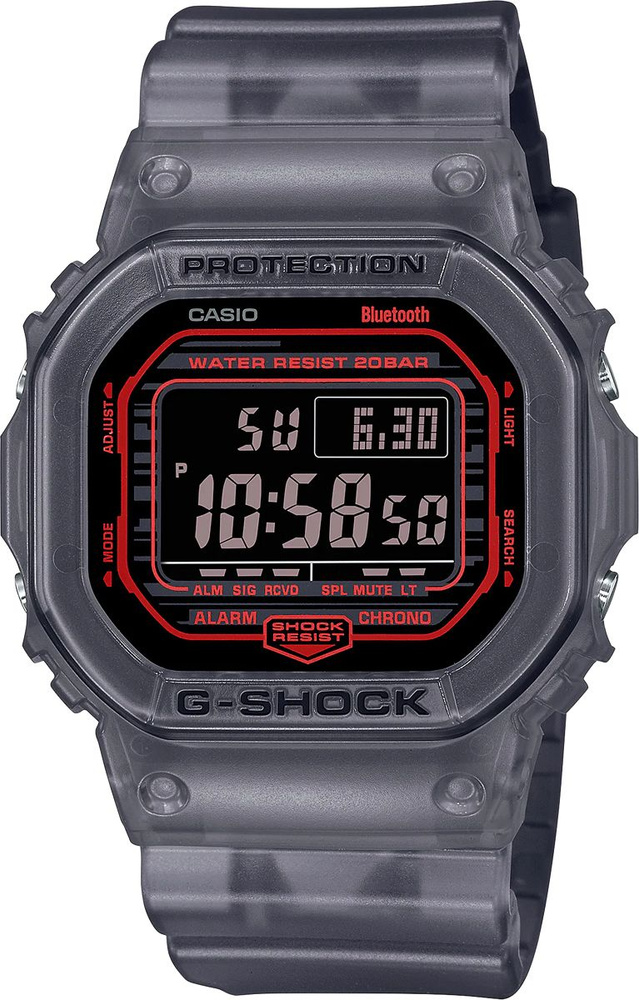 Японские наручные часы Casio DW-B5600G-1 мужские кварцевые спортивные часы Касио Джи Шок с подсветкой, #1