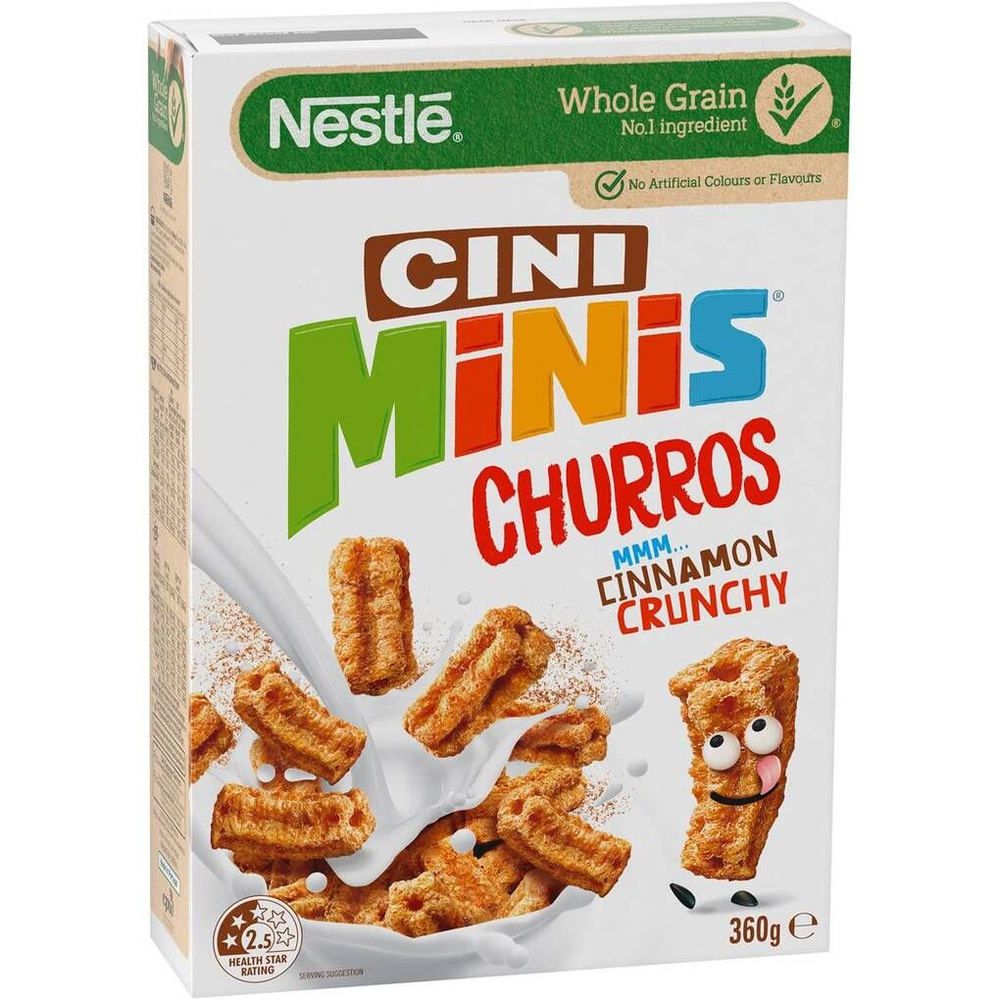 Сухой завтрак Nestle Cini Minis Churros / Нестле Нестле Минис Чуррос со вкусом корицы 360гр (Германия) #1