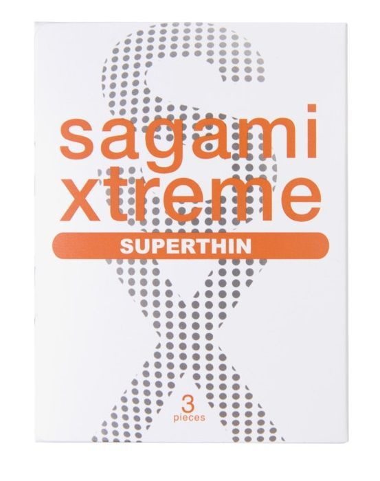 Ультратонкие презервативы Sagami Xtreme Superthin - 3 шт. #1