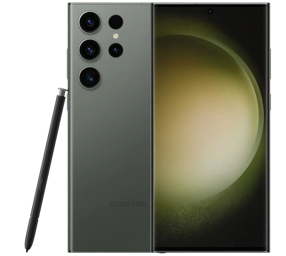 Samsung Смартфон S23 Ultra 12/256 ГБ, зеленый #1