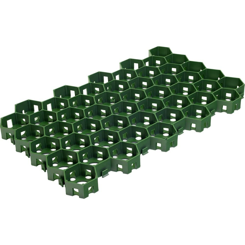Решетка газонная 544х336х36 мм СОТА пластиковая (ПВД/ПНД) зеленая (5 шт.)  #1