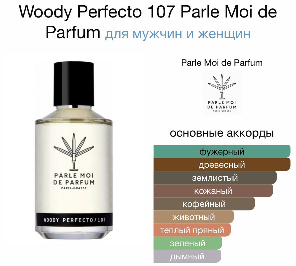 PARLE MOI DE PARFUM "Woody Perfecto 107" Вода парфюмерная 100 мл #1