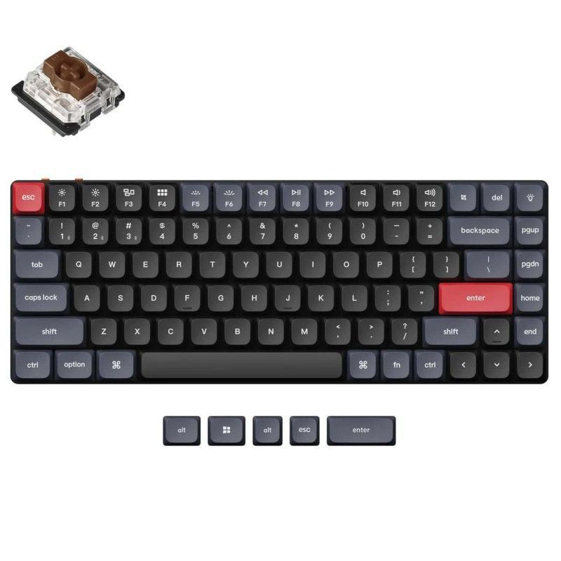 Механическая клавиатура QMK Keychron K3 Pro, RGB, Brown Switch #1