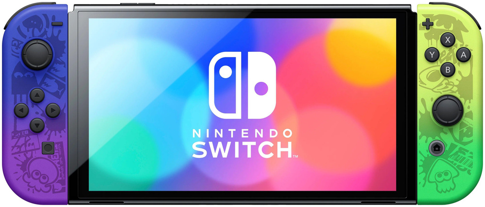 Игровая приставка Nintendo Switch OLED 64GB Splatoon 3 Limited Edition Нинтедно Свитч Олед  #1