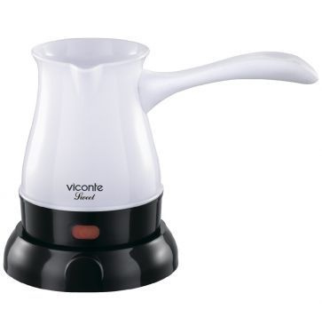 Турка электрическая для кофе Viconte-335 , 280 мл., белая, световой индикатор работы  #1
