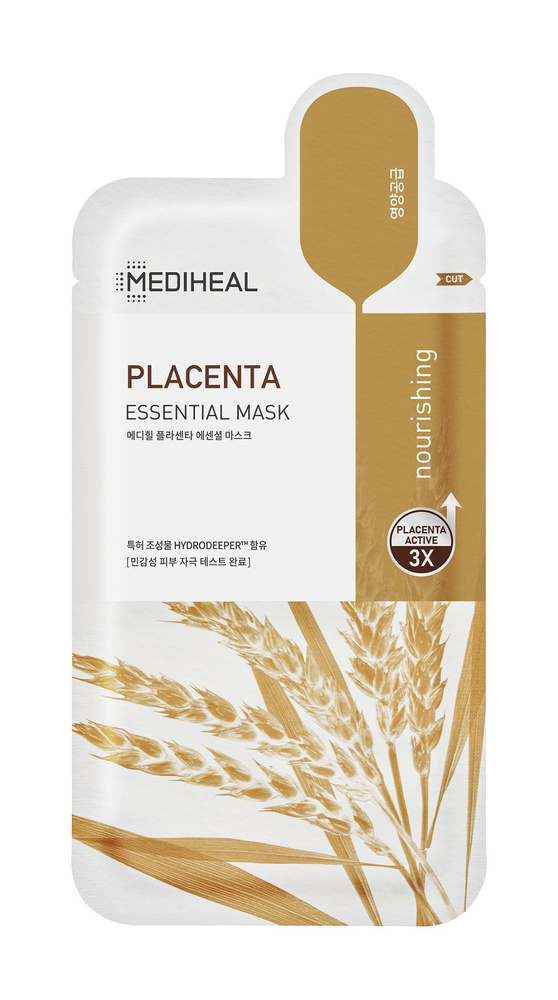 Питательная тканевая маска для лица с плацентой / Mediheal Placenta Essential Mask  #1