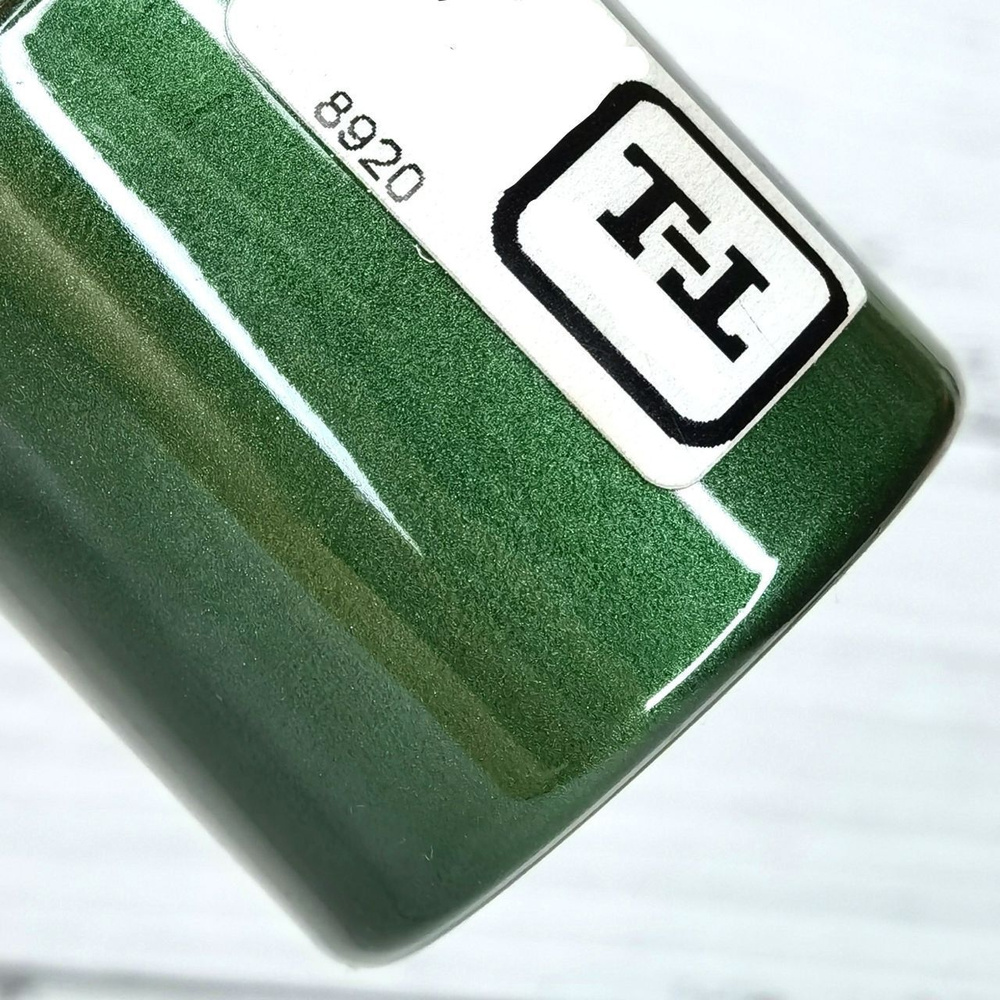 Перламутровый пигмент 8920 - Зелёный малахит металлик, 10-60 мкм. для творчества, рукоделия, декора, #1
