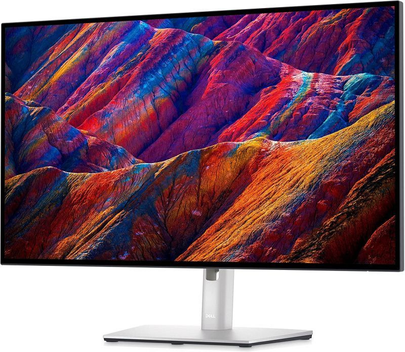 Dell 27" Монитор 27" U2723QE (3840x2160)DPHDMIType-C; ВАЖНО:БЕЗ EU кабеля пит в компл), серебристый  #1