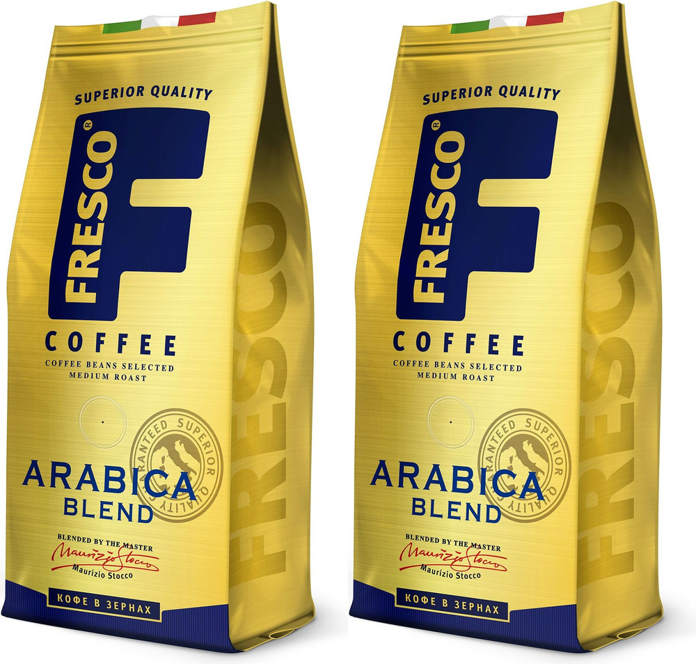 Кофе Fresco Arabica Blend в зернах, комплект: 2 упаковки по 200 г #1